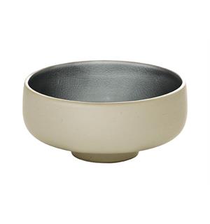 NARA bolle rund Ø:160mm Grå Steingods - Ø:160mm H:62mm 0,71ltr 